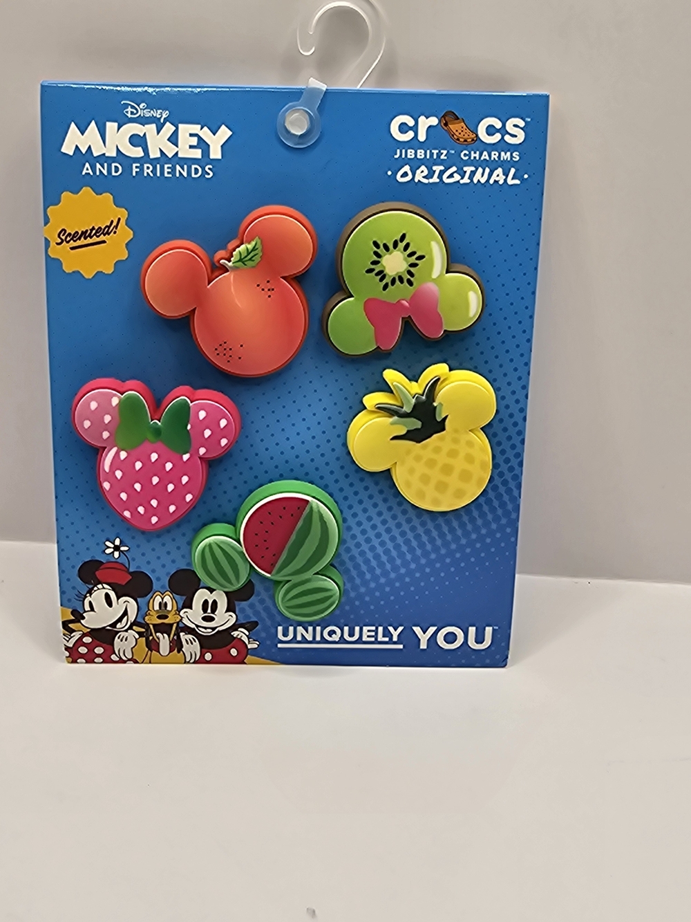 Disney Crocs Mickey & Friends Jibbitz 5 Charm set- Fruit Theme -